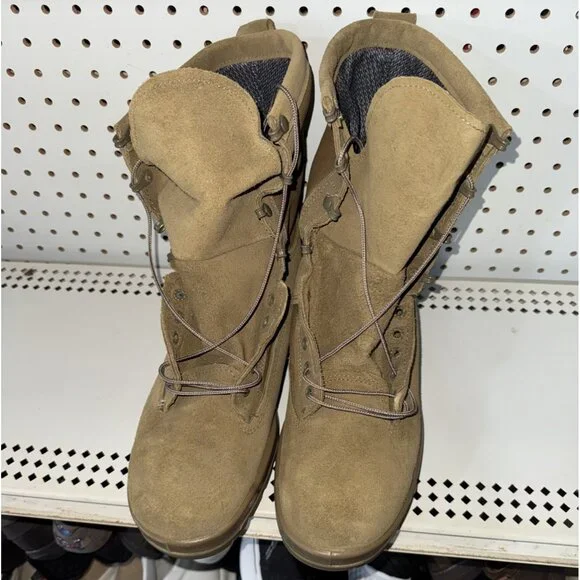 Altama Mens Temperate Weather Military Combat Army Boots Size 12 R Sand Tan
